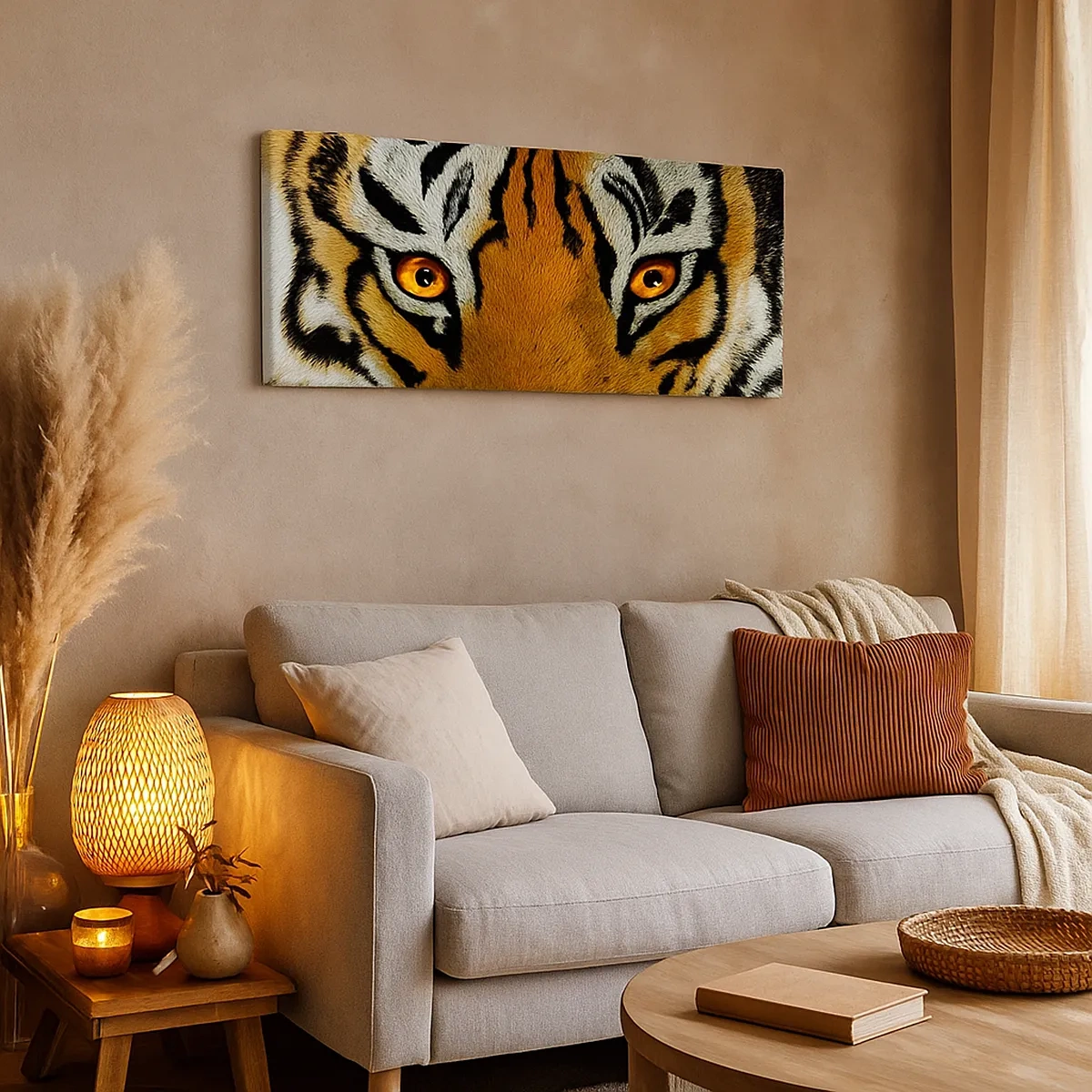 Lærredstryk - Billede på lærred - Truende og smuk - 30x30 cm