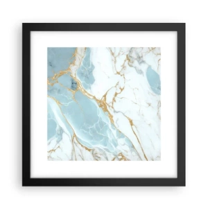 Plakat i sort ramme - Rigdom af sten - 30x30 cm