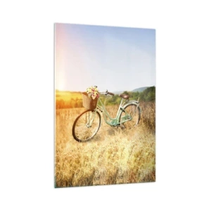 Billede på glas - Jeg bliver her et stykke tid - 70x100 cm