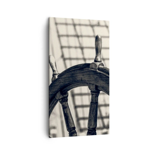 Lærredstryk - Billede på lærred - Historier om havet - 45x80 cm