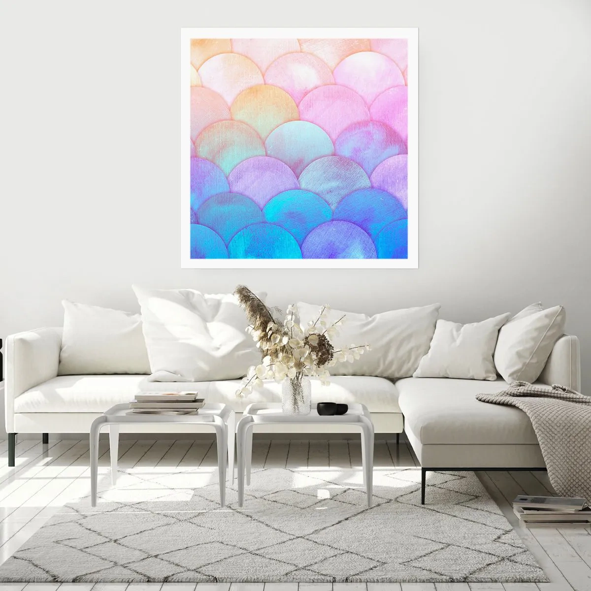 Plakat - Perleskaller - 40x40 cm