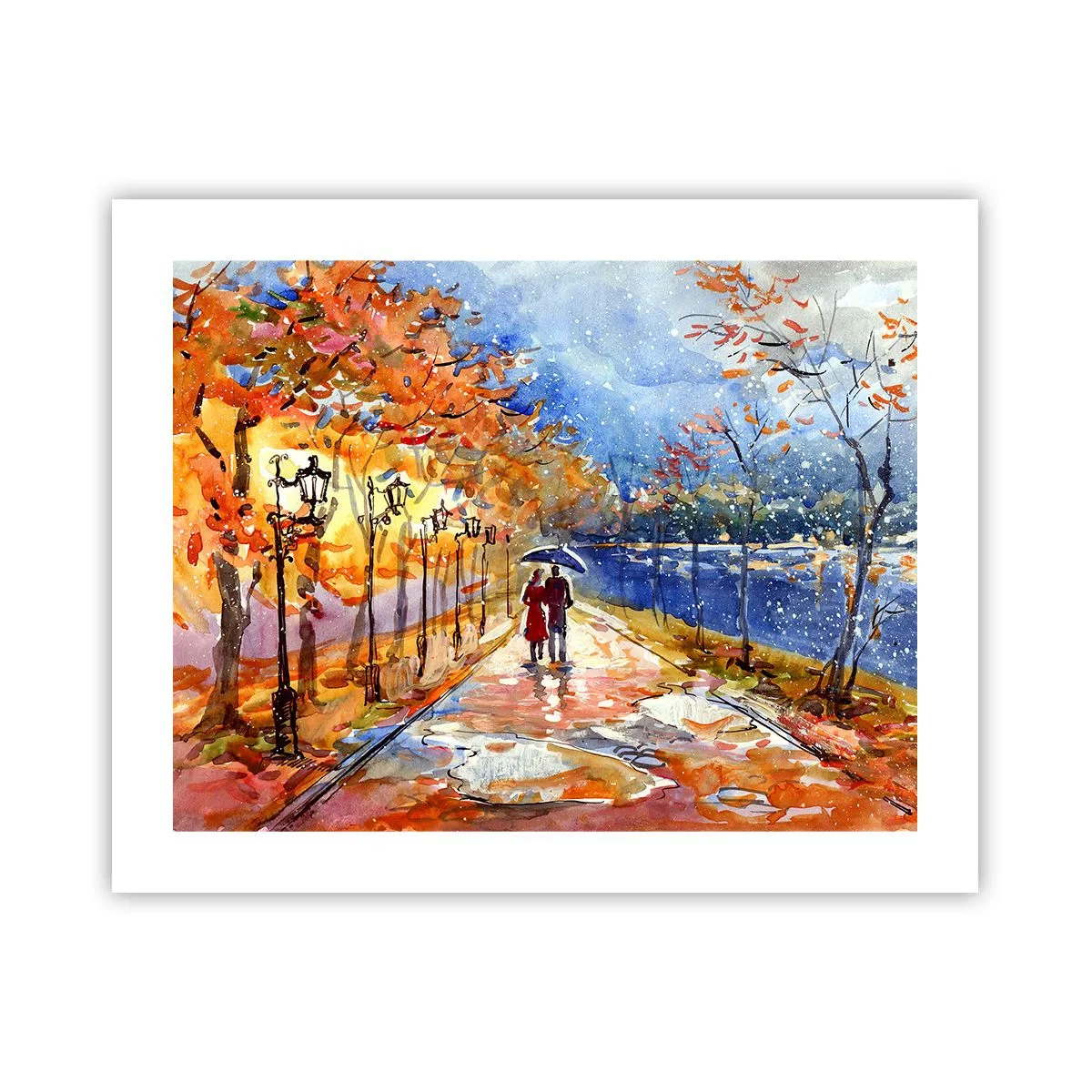 Plakat - Sammen indtil tidsfristen - 50x40 cm