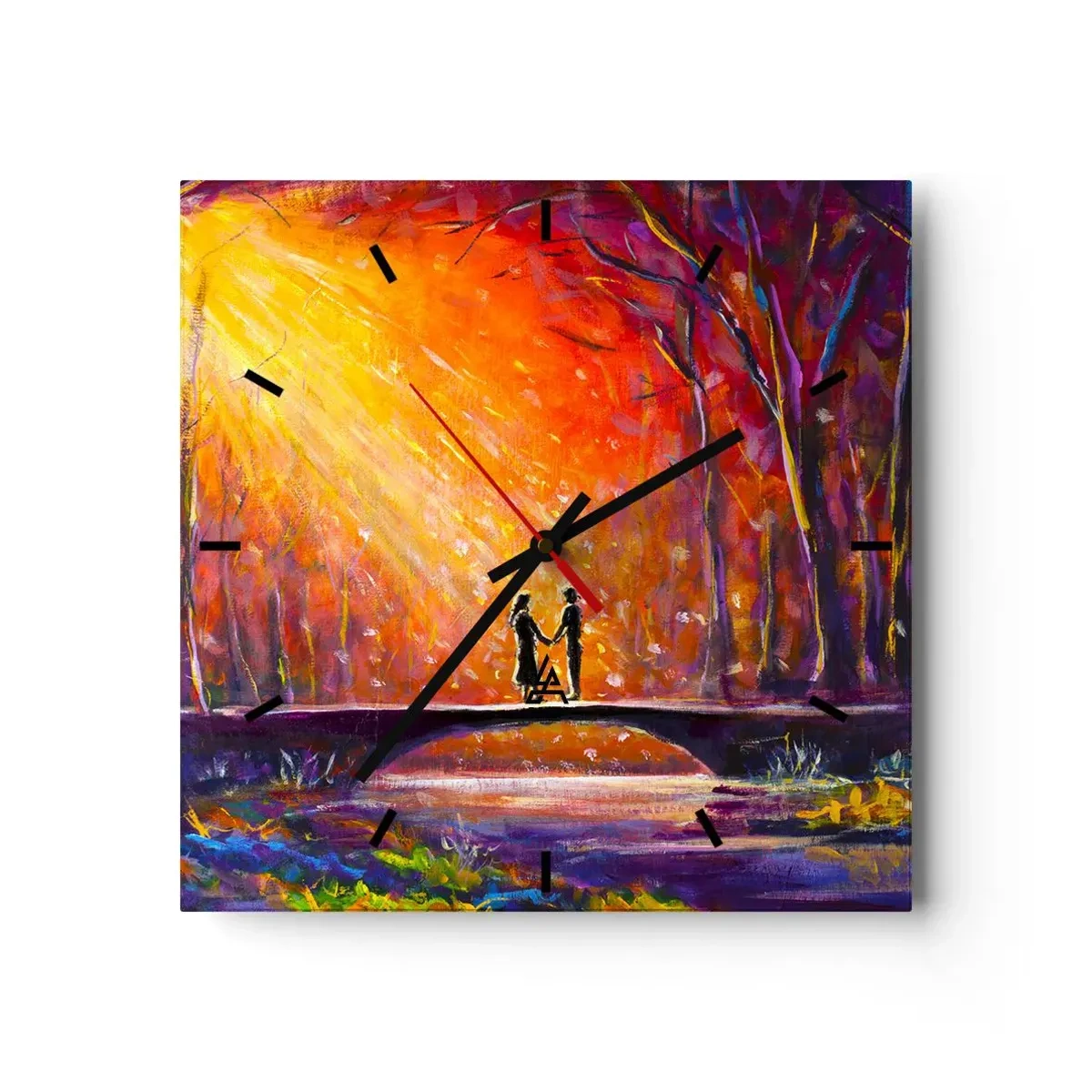 Vægur, Uret - Himlen elsker dem også - 30x30 cm