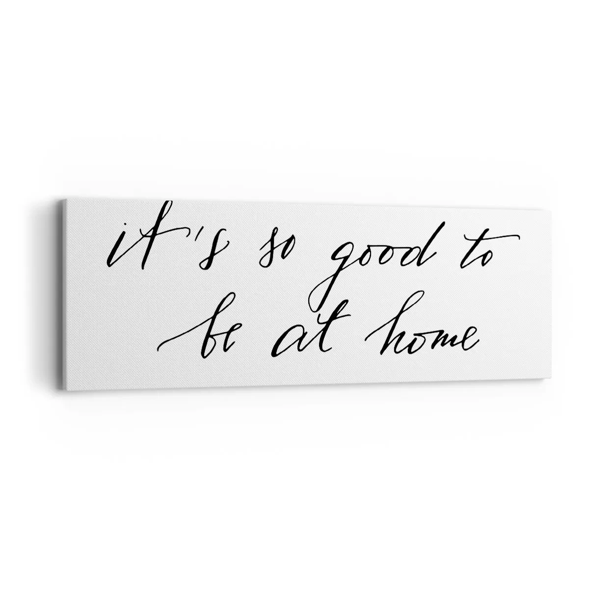 Lærredstryk - Billede på lærred - Hele sandheden - 90x30 cm