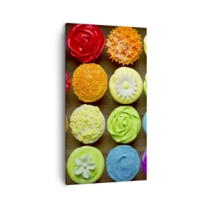 Lærredstryk - Billede på lærred - Alle er forskellige - alle er lækre - 45x80 cm