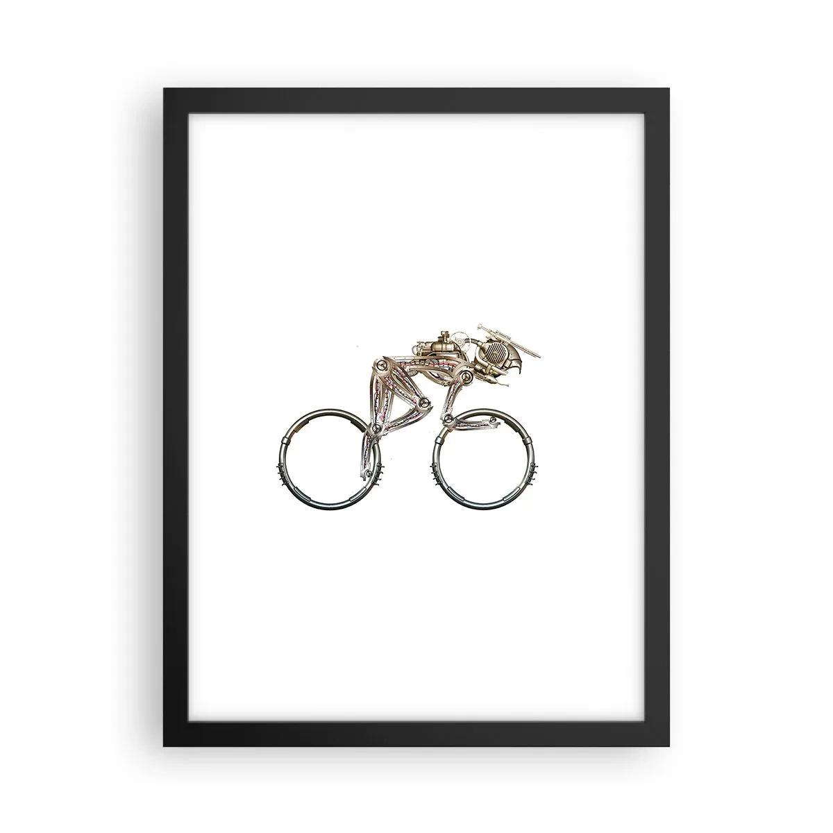 Plakat i sort ramme - En fantastisk maskine - 30x40 cm