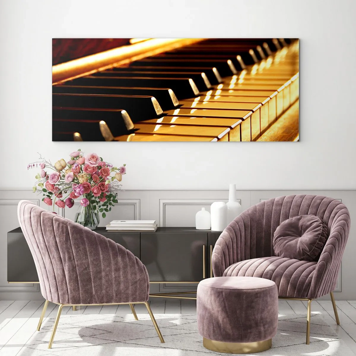 Billede på glas - Ubegrænsede muligheder - 100x40 cm