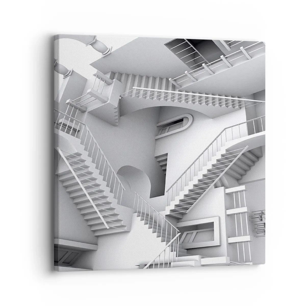 Lærredstryk - Billede på lærred - Rummets paradokser - 30x30 cm