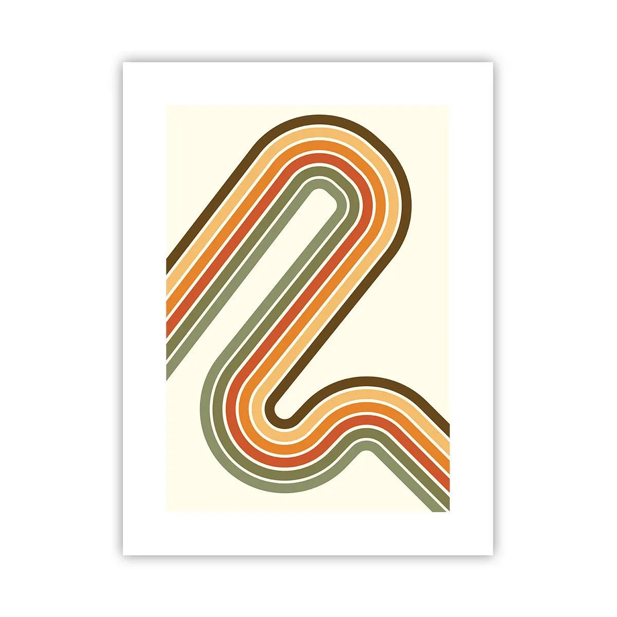 Plakat - Zigzag til destinationen - 30x40 cm
