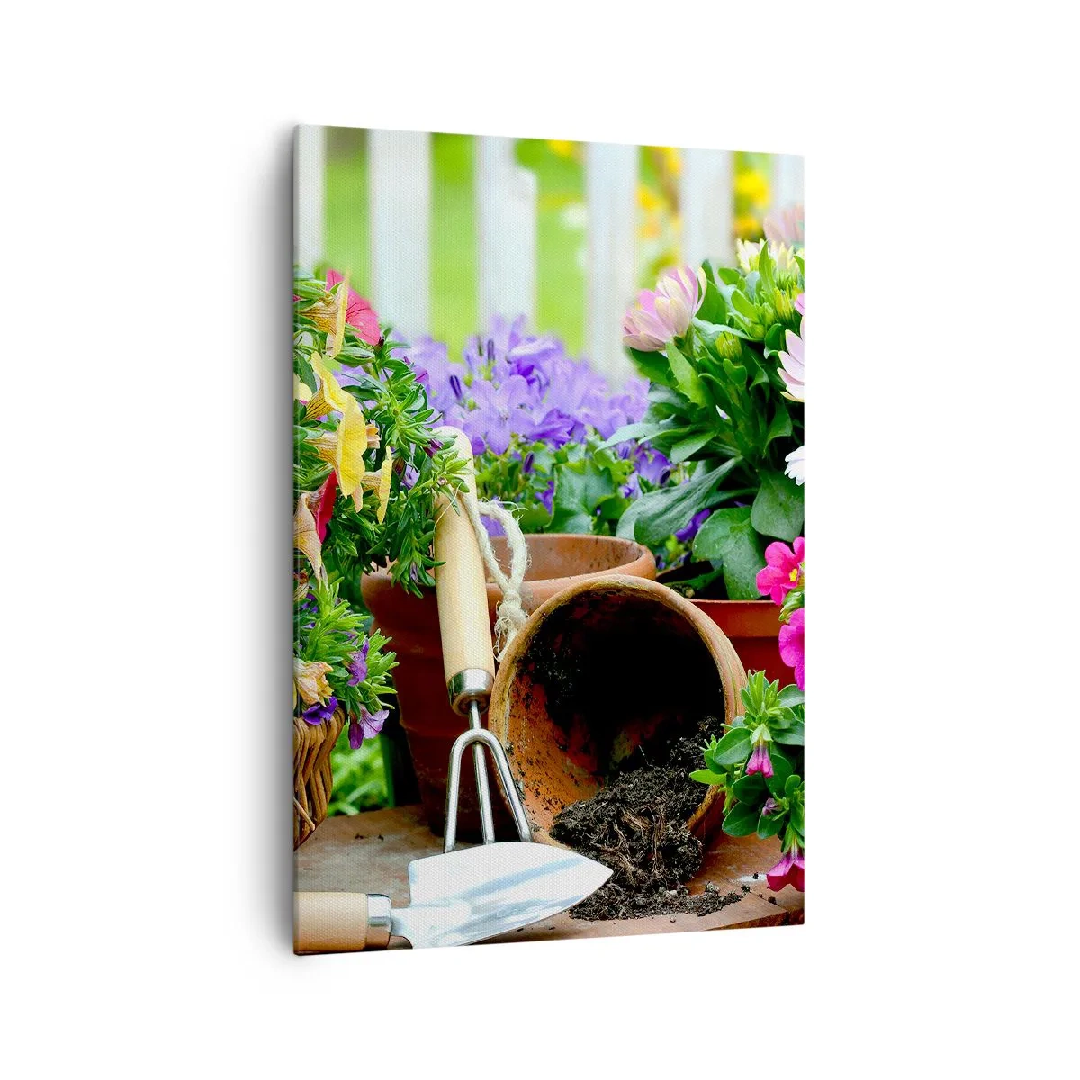 Lærredstryk - Billede på lærred - Zosias have - 70x100 cm