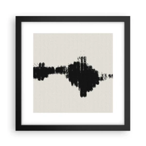 Plakat i sort ramme - Fantasiens vibrationer - 30x30 cm