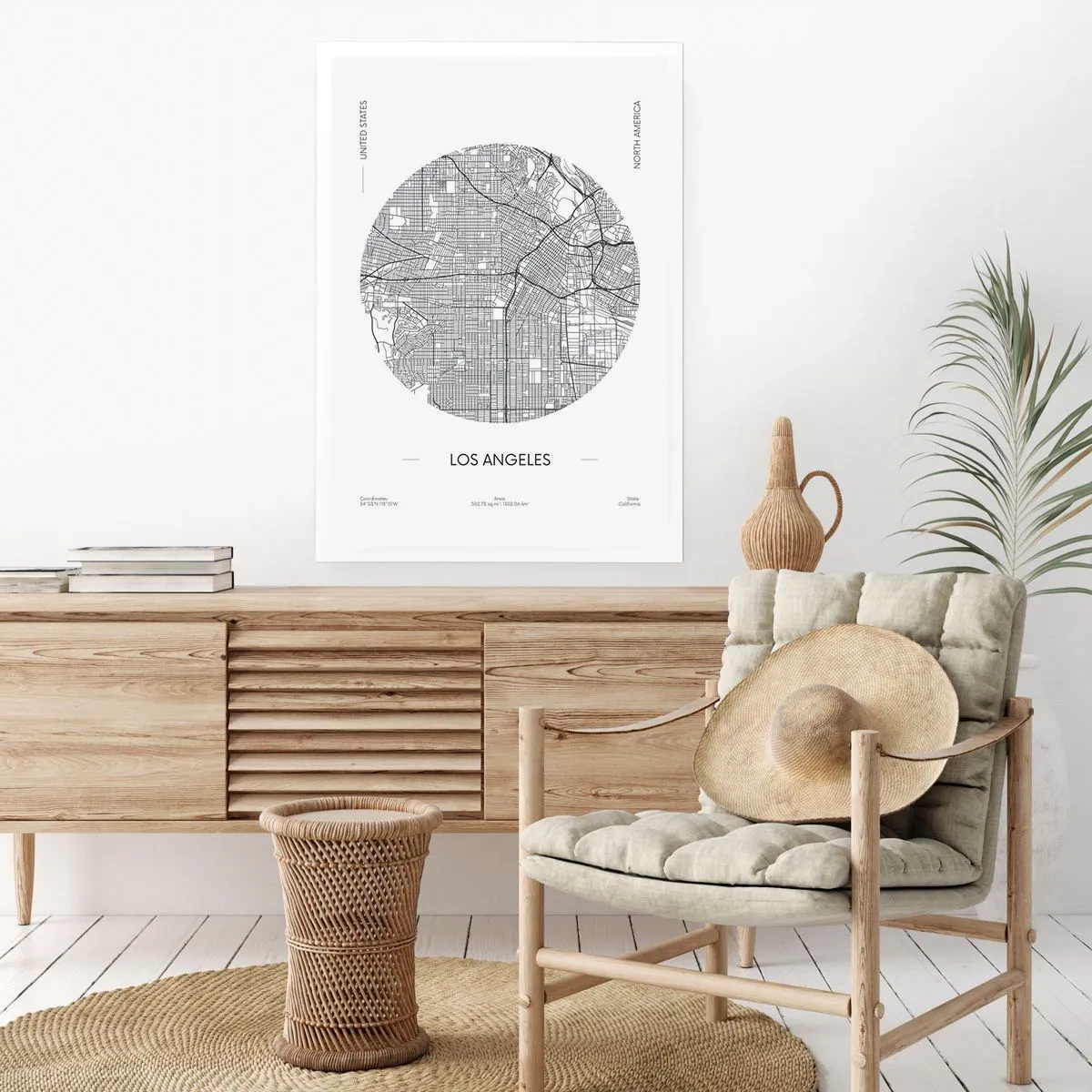 Plakat - Los Angeles' anatomi - 61x91 cm