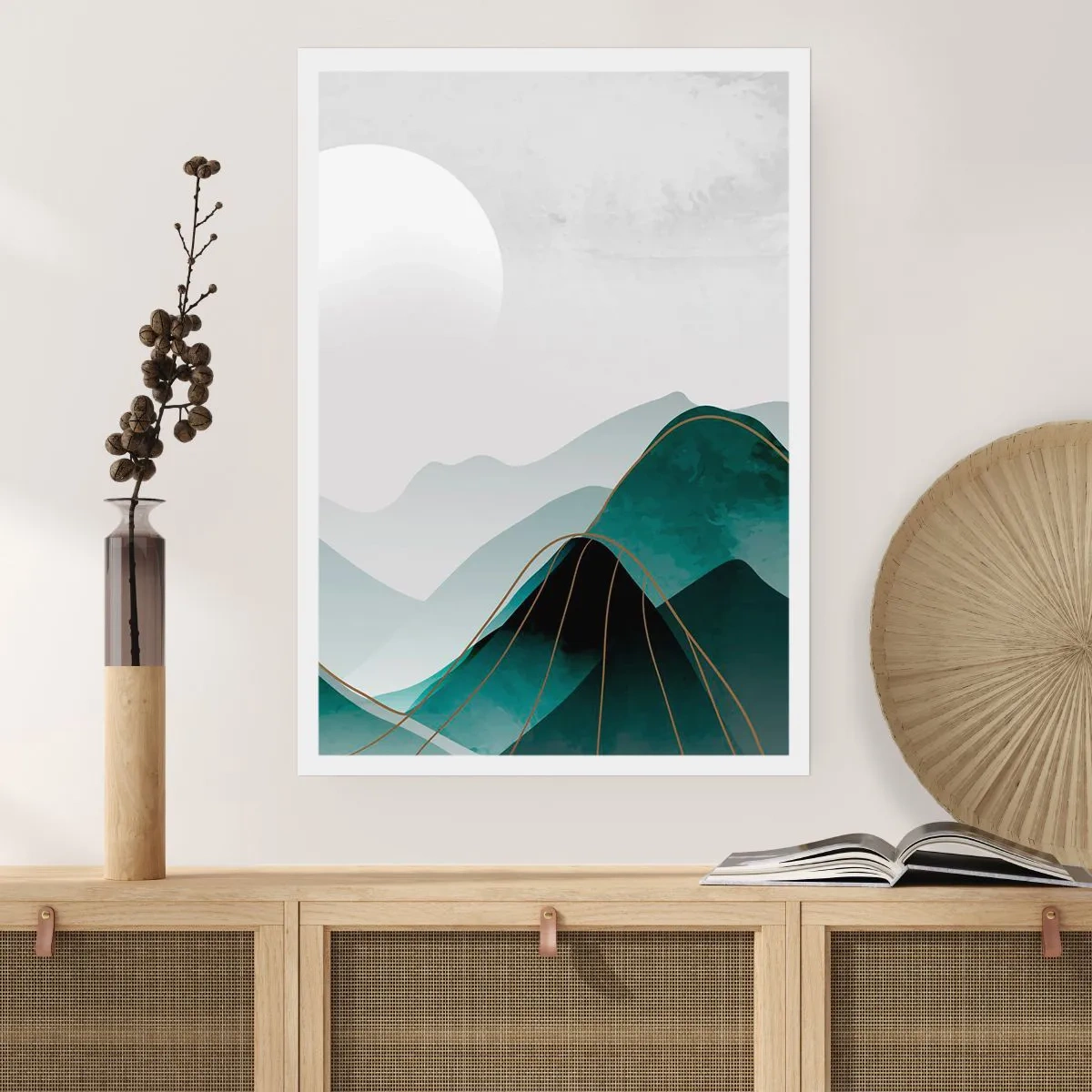 Plakat - I fuld majestæt - 40x50 cm