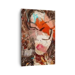 Lærredstryk - Billede på lærred - Ingen ved, hvordan du virkelig er - 80x120 cm