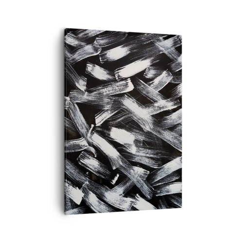 Lærredstryk - Billede på lærred - Abstraktion i den industrielle ånd - 50x70 cm