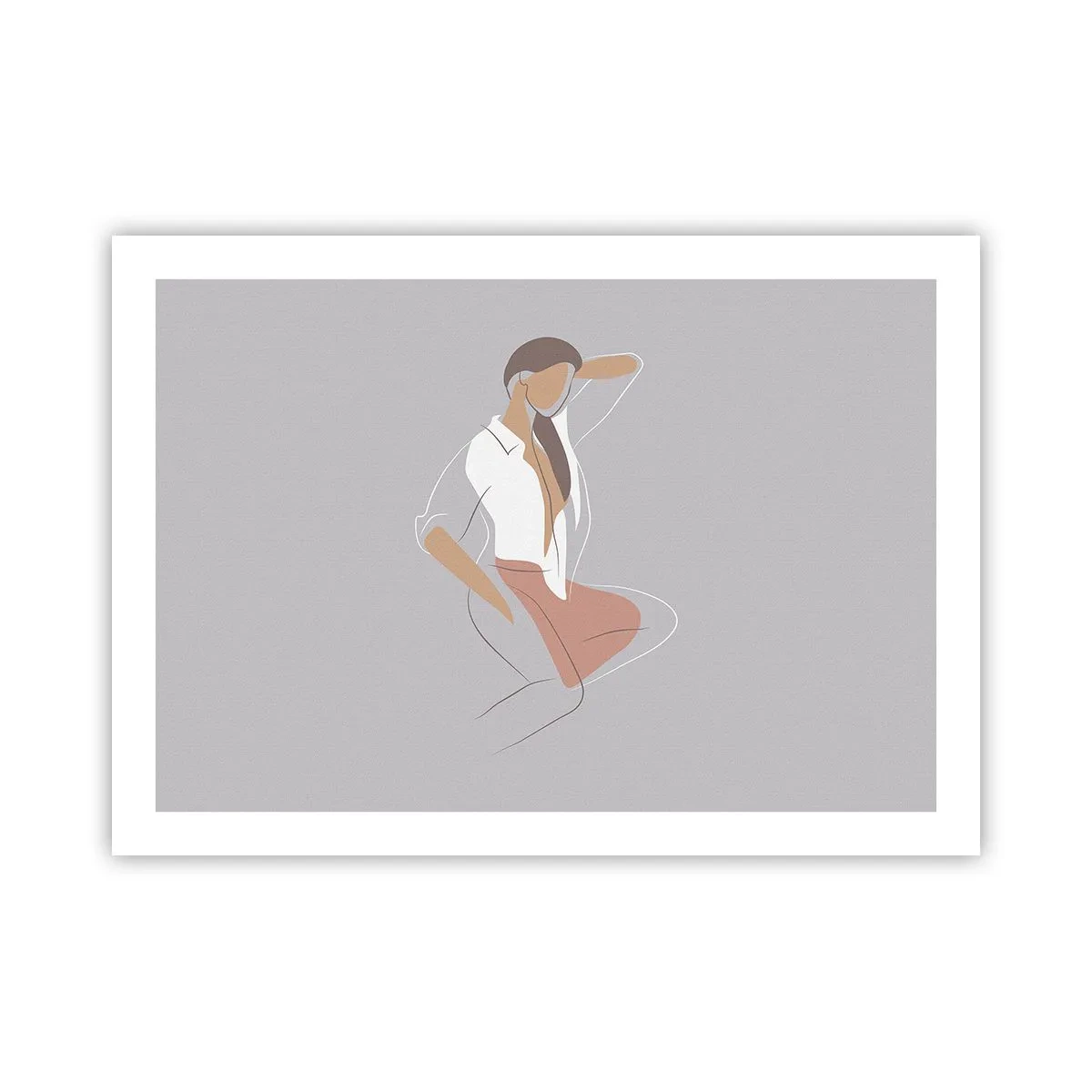 Plakat - Omrids af nåde - 70x50 cm