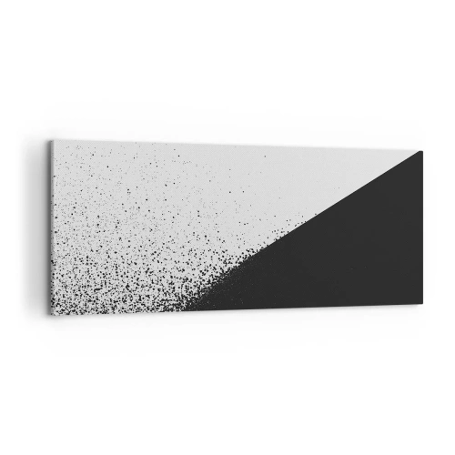 Lærredstryk - Billede på lærred - Hurtigere og hurtigere, mere og mere - 100x40 cm