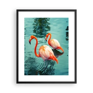 Plakat i sort ramme - Vi er nu på mode - 40x50 cm