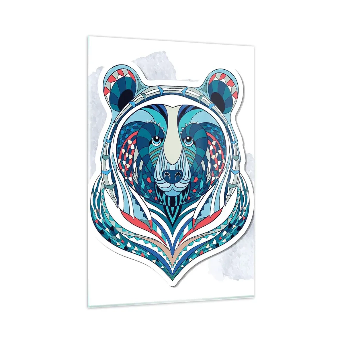 Billede på glas - Eviva Grønland! - 80x120 cm