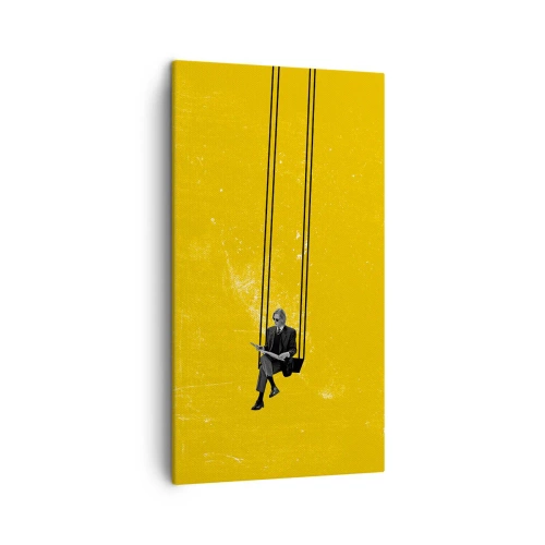 Lærredstryk - Billede på lærred - En dag som alle andre - 45x80 cm