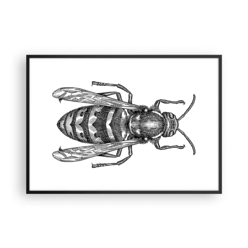 Plakat i sort ramme - Fra en insektplanet - 100x70 cm