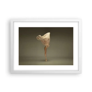 Plakat i hvid ramme - Den er ved at flyve - 40x30 cm