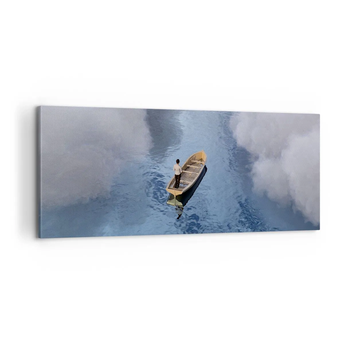 Lærredstryk - Billede på lærred - Livet - rejsen - det ukendte - 100x40 cm