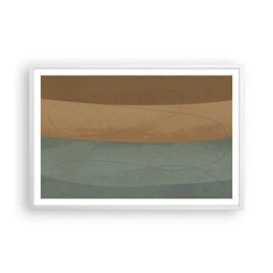 Plakat i hvid ramme - Vandret sammensætning - 91x61 cm