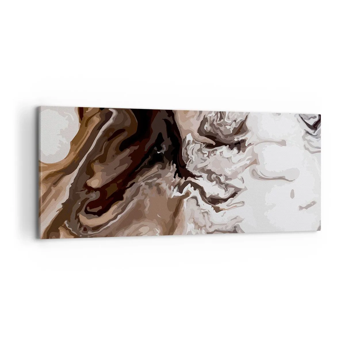 Lærredstryk - Billede på lærred - Farvekontrast - 120x50 cm