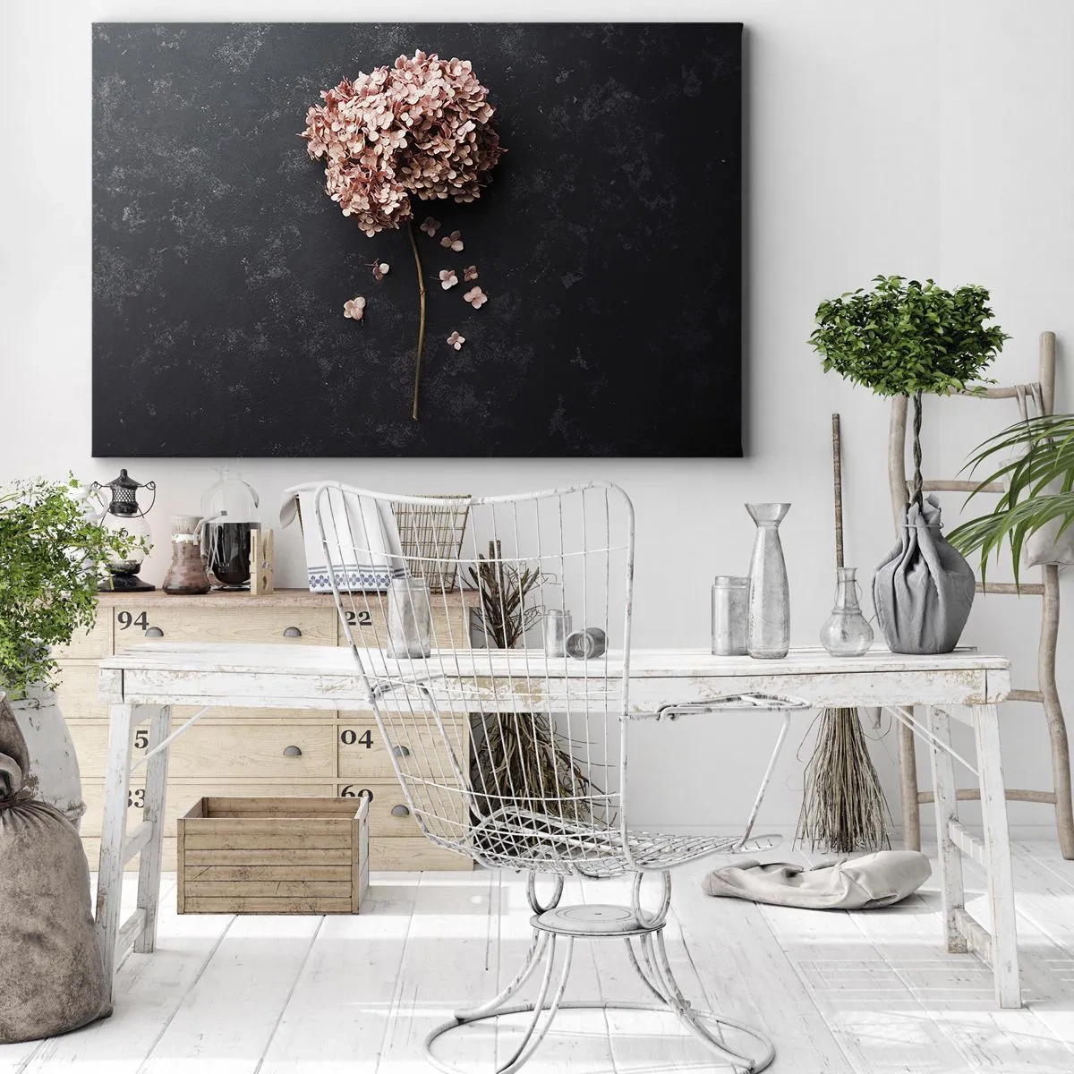 Lærredstryk - Billede på lærred - Et virkelig romantisk tegn - 100x70 cm
