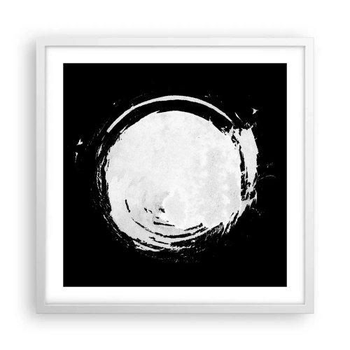 Plakat i hvid ramme - Den gode vej ud - 50x50 cm