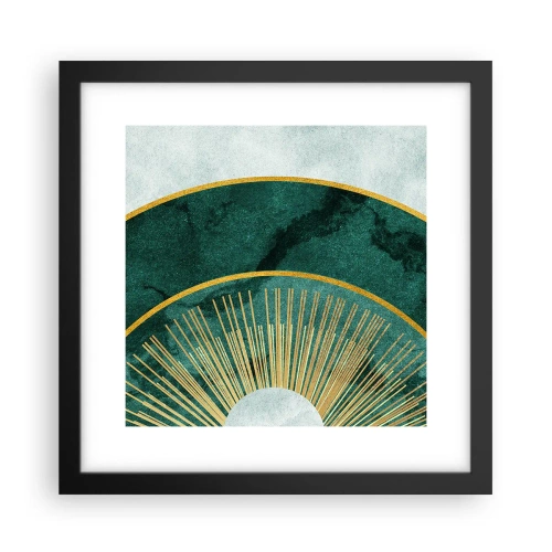 Plakat i sort ramme - Et anderledes solsystem - 30x30 cm