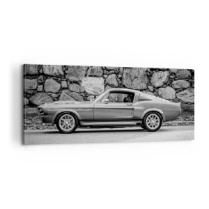 Lærredstryk - Billede på lærred - En legende fra 1960'erne. - 100x40 cm