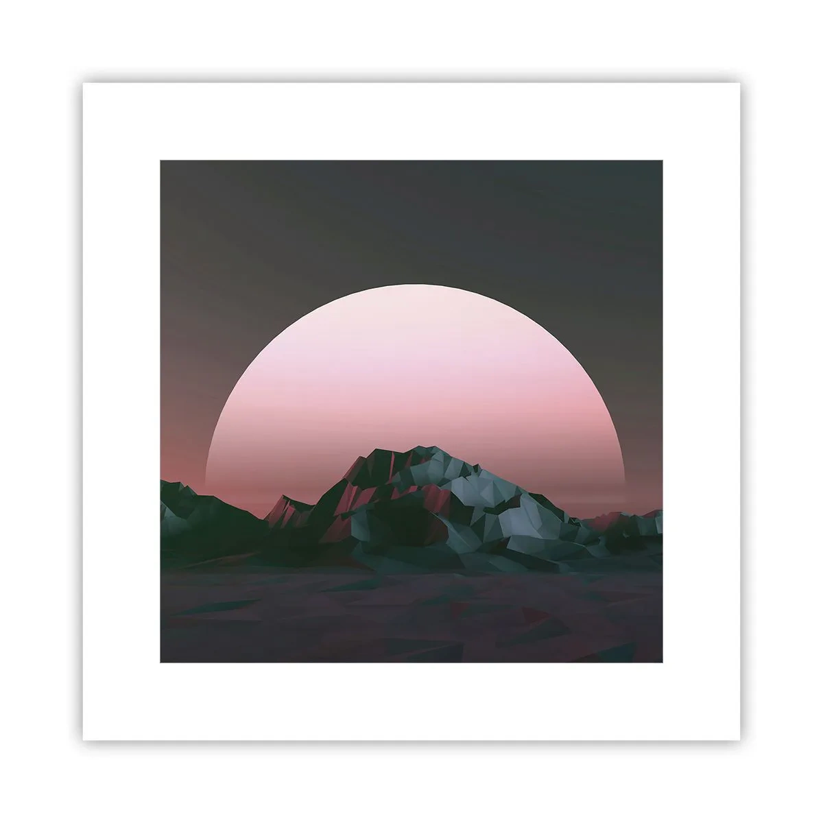 Plakat - I en nabogalakse - 30x30 cm