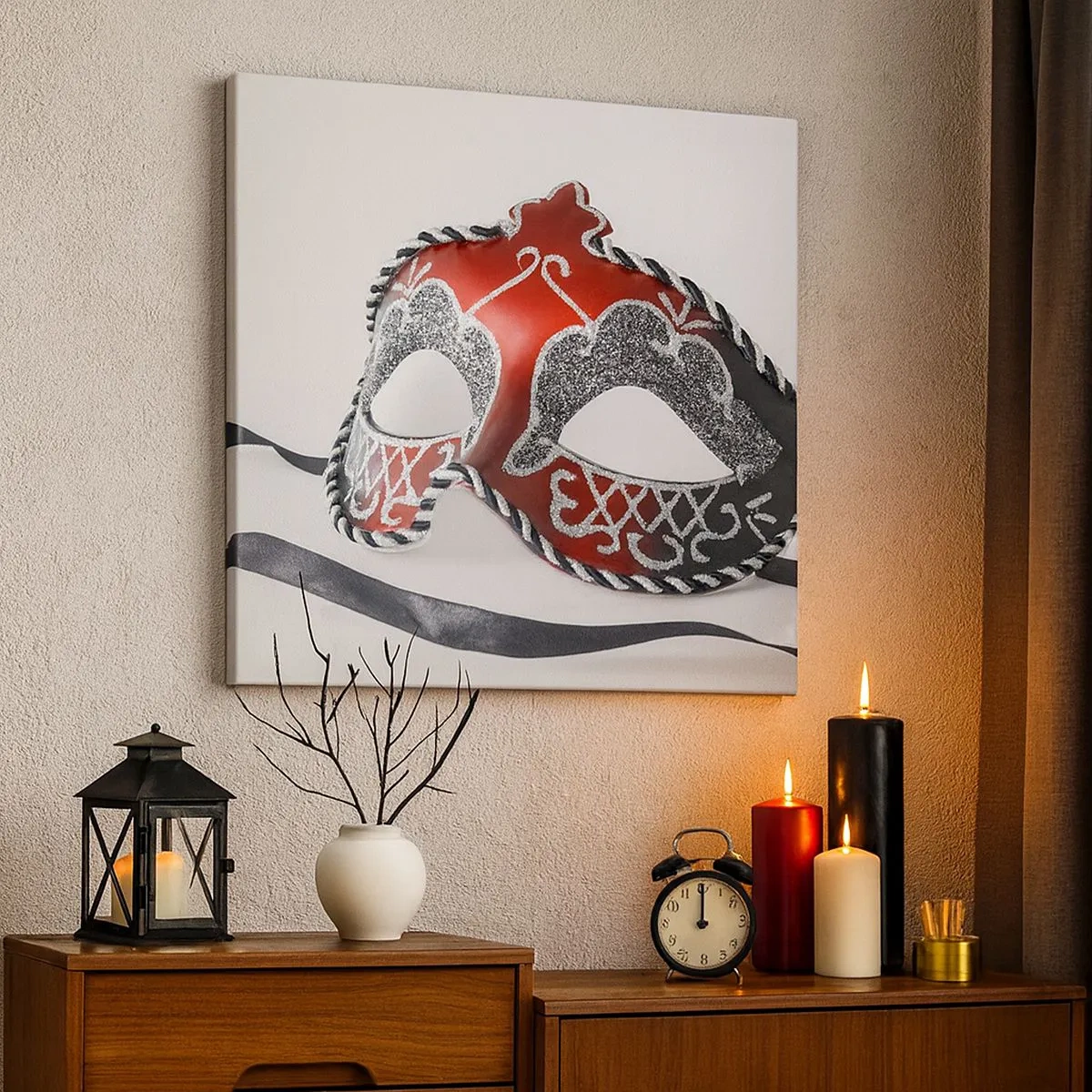 Lærredstryk - Billede på lærred - Invitation til ballet - 30x30 cm