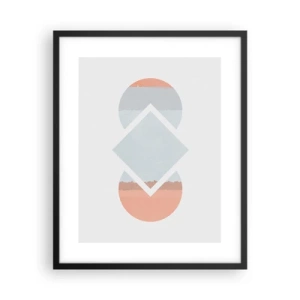 Plakat i sort ramme - Situationen er klar - 40x50 cm
