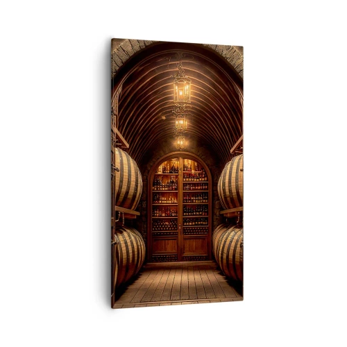 Lærredstryk - Billede på lærred - Atmosfærisk kælder - 55x100 cm
