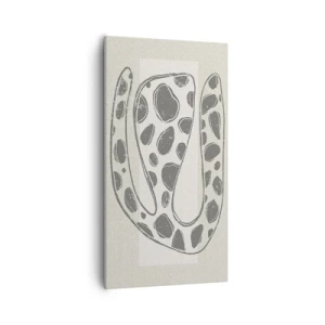 Lærredstryk - Billede på lærred - Bizart væsen - 55x100 cm