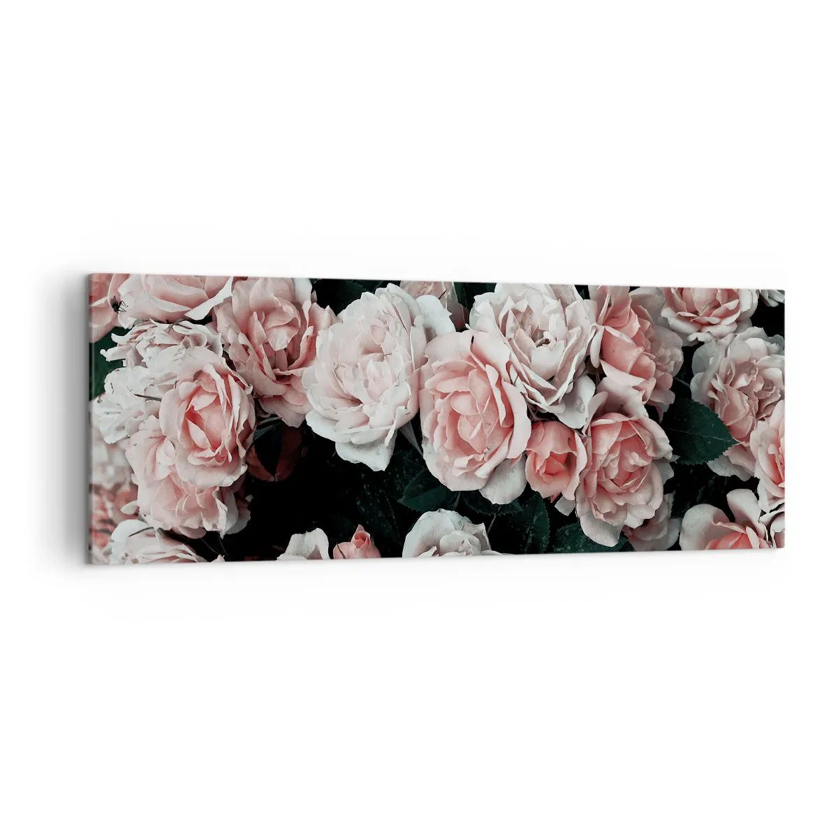 Lærredstryk - Billede på lærred - Lyserød ansamble - 140x50 cm