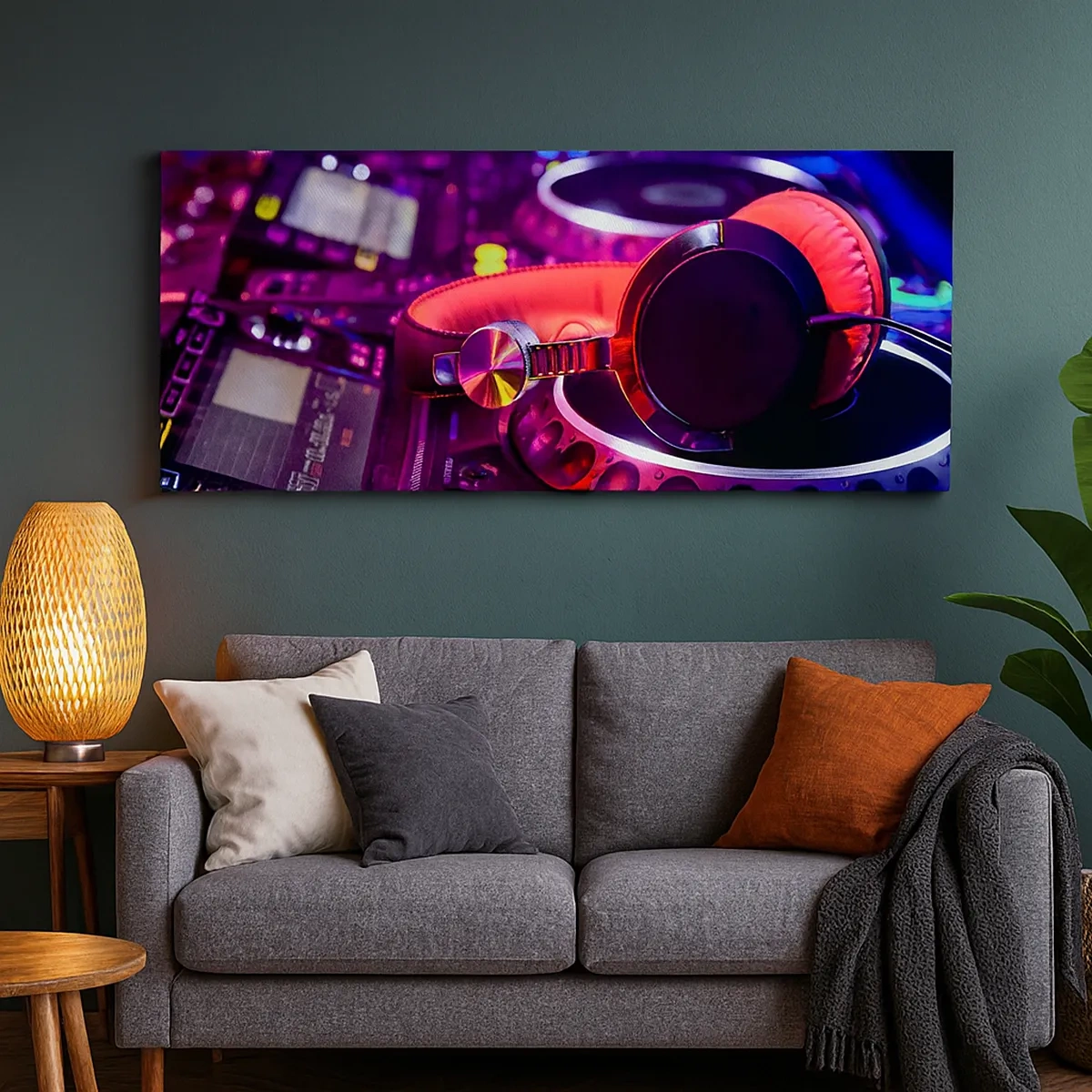 Lærredstryk - Billede på lærred - Før det sjove begynder - 30x30 cm