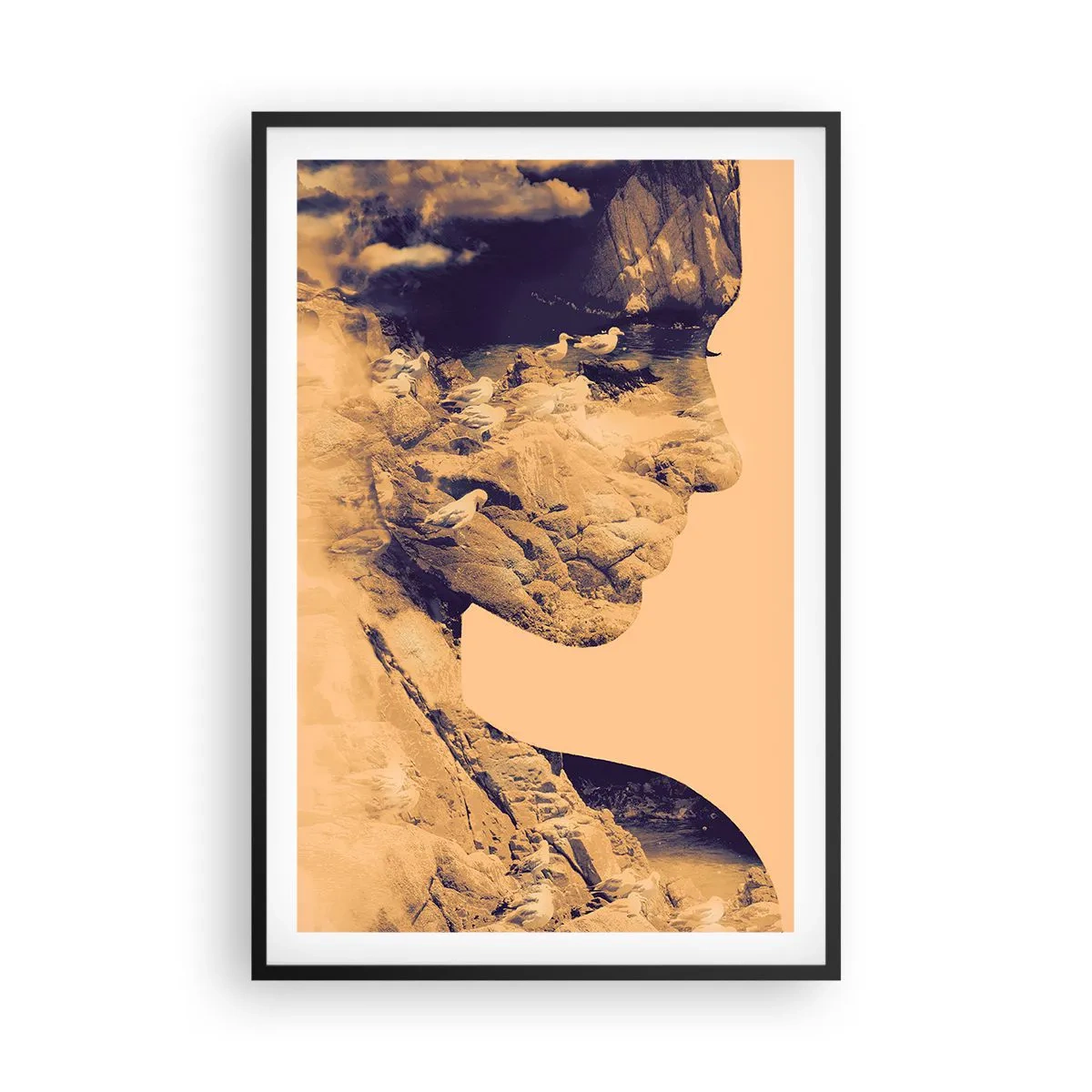 Plakat i sort ramme - Smuk af natur - 61x91 cm