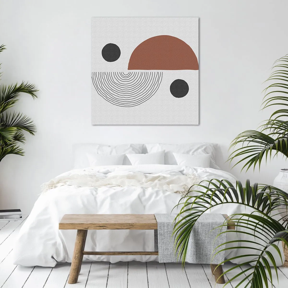 Lærredstryk - Billede på lærred - Perfektion af hjulet - 60x60 cm