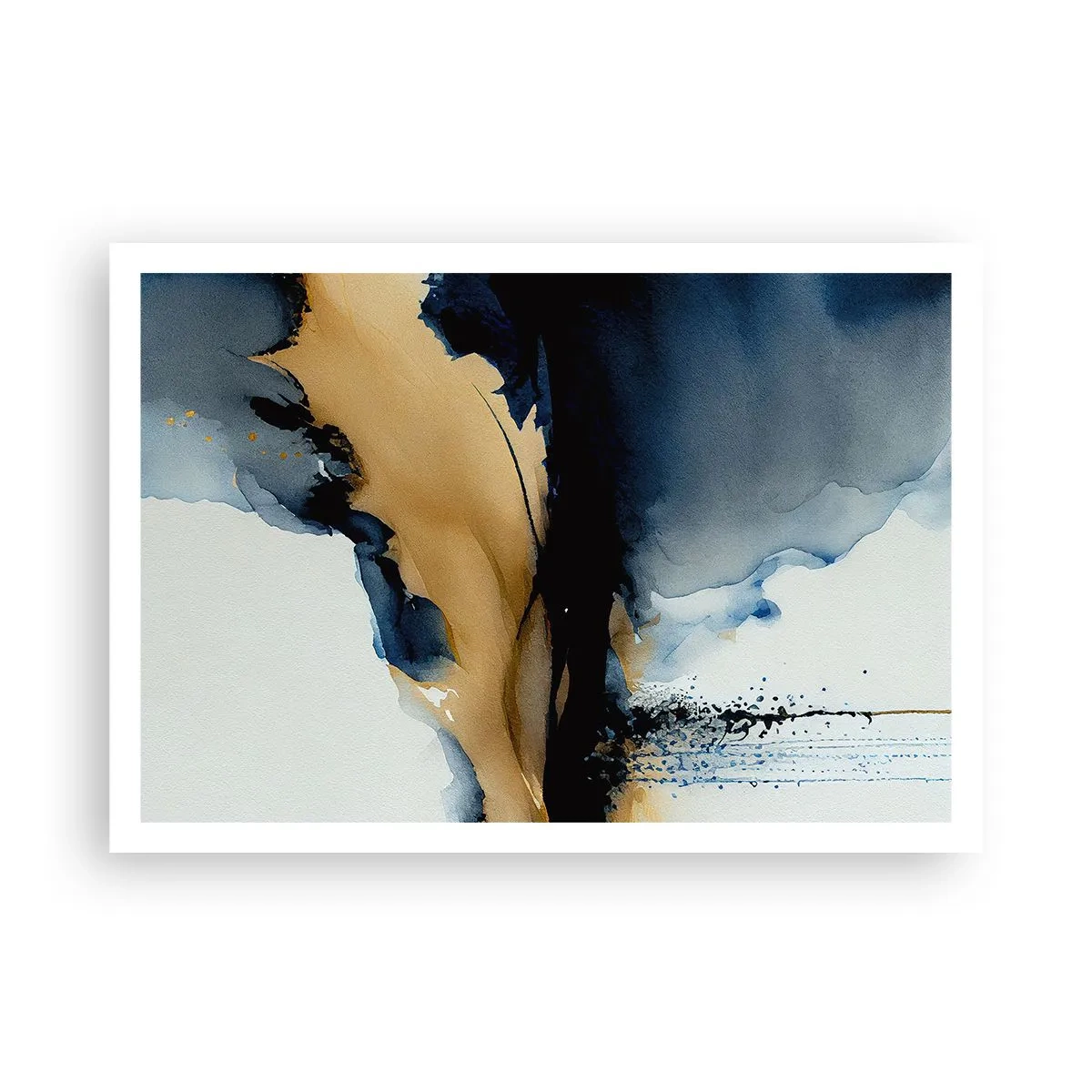 Plakat - Bag sløret - 100x70 cm