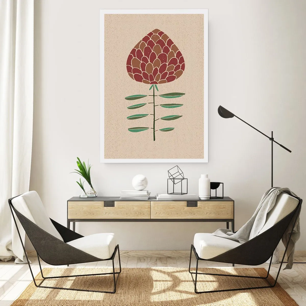 Plakat - Som en stor pind - 70x100 cm