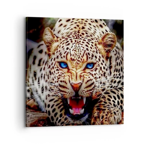 Lærredstryk - Billede på lærred - Vrede skader ikke skønhed - 70x70 cm