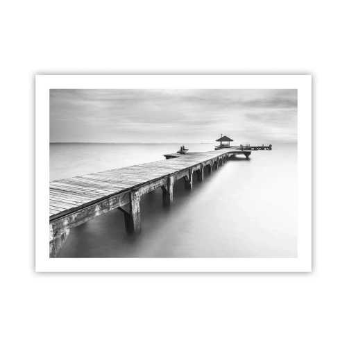 Plakat - Ind i det fjerne - 70x50 cm