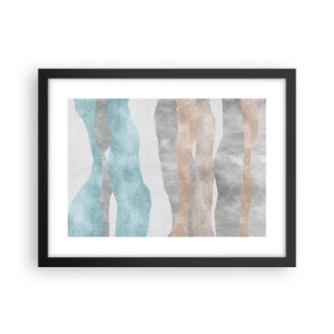 Plakat i sort ramme - En undersøgelse af intimitet - 40x30 cm