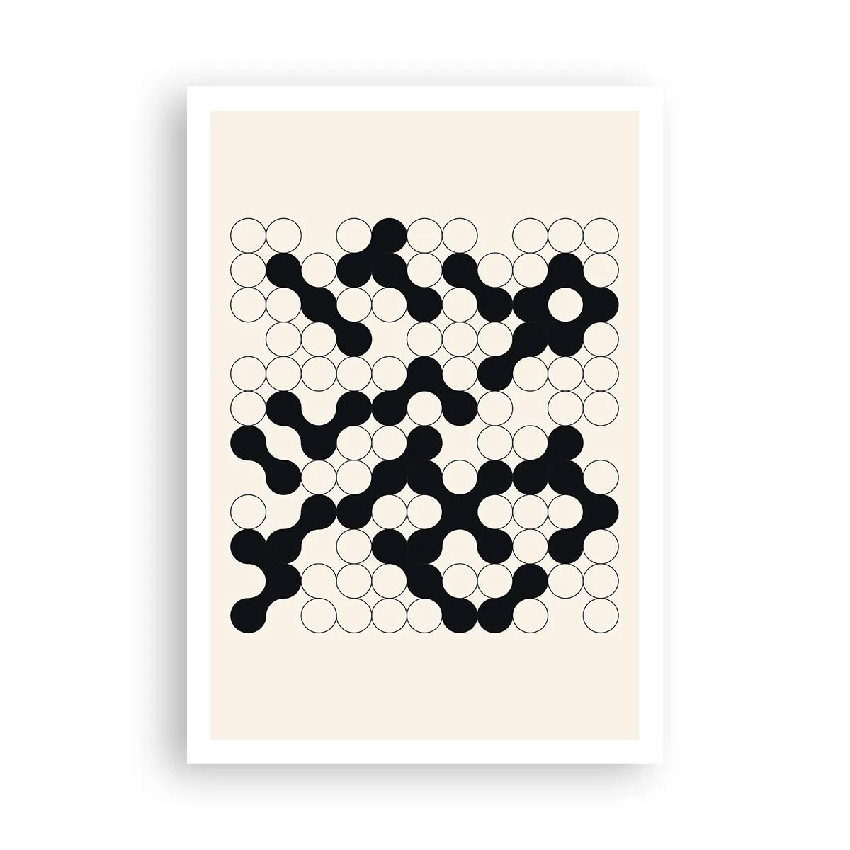 Plakat - Kinesisk spil - variation - 70x100 cm