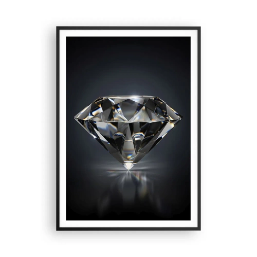 Plakat i sort ramme - Bedste veninde - 70x100 cm