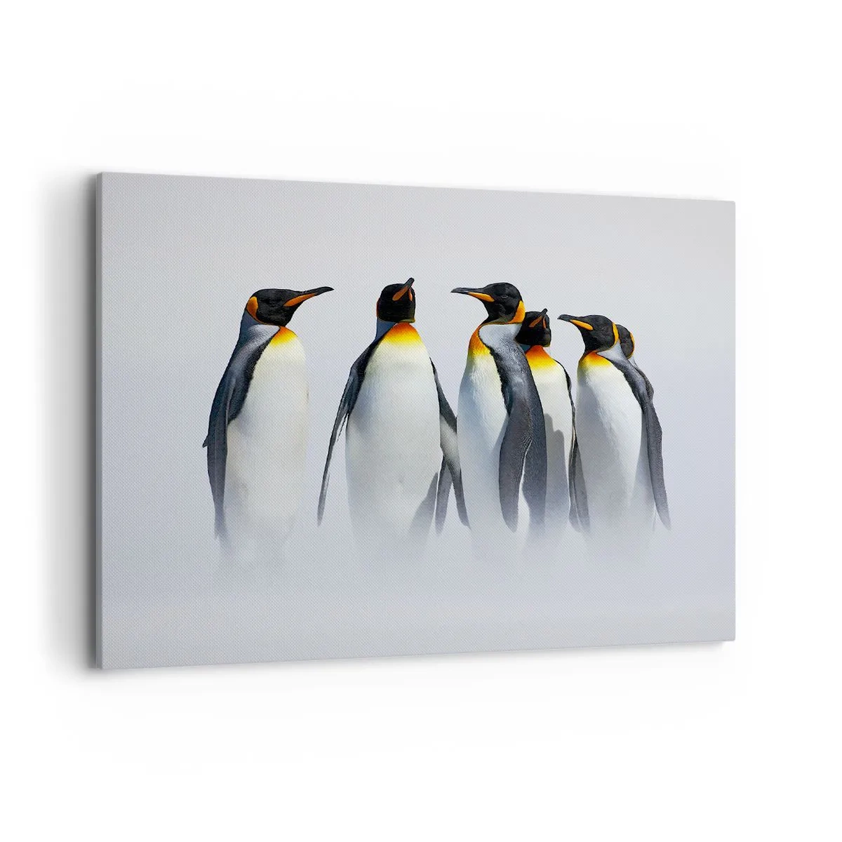 Lærredstryk - Billede på lærred - Møde i aftenkjole - 100x70 cm